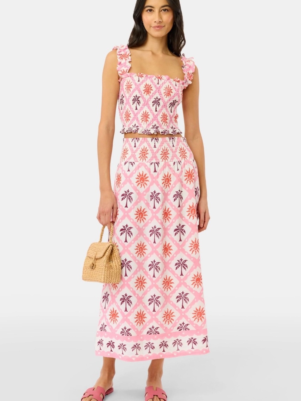 Roller Rabbit Sunny Days Sabrina top and skirt set